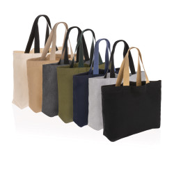 Grand sac publicitaire tote en toile 240 g/m²e non teintée Aware™ recyclé