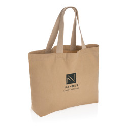 Grand sac publicitaire tote en toile 240 g/m²e non teintée Aware™ recyclé