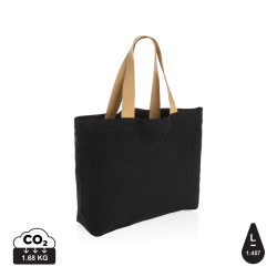 Grand sac publicitaire tote en toile 240 g/m²e non teintée Aware™ recyclé