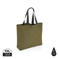 Grand sac publicitaire tote en toile 240 g/m²e non teintée Aware™ recyclé