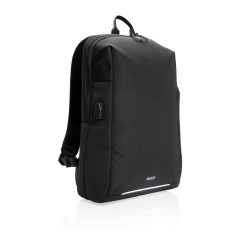 Sac publicitaire à dos avec port USB ordinateur 15,6' Swiss Peak AWARE™ recyclé