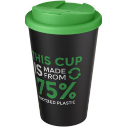 Gobelet Americano® Eco recyclé publicitaire de 350ml avec couvercle anti-déversement