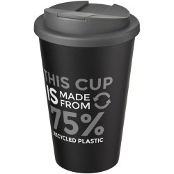 Gobelet Americano® Eco recyclé publicitaire de 350ml avec couvercle anti-déversement