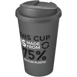 Gobelet Americano® Eco recyclé publicitaire de 350ml avec couvercle anti-déversement