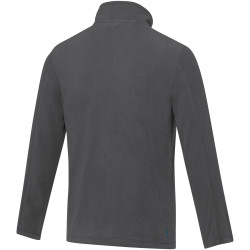 Veste publicitaire Amber pour homme en polaire recyclée GRS entièrement zippée