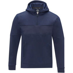 Sweat publicitaire à capuche anorak à demi zip Sayan pour homme