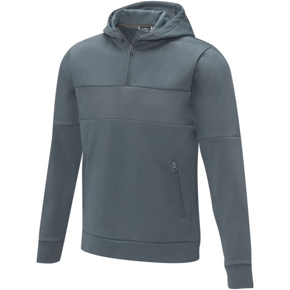 Sweat publicitaire à capuche anorak à demi zip Sayan pour homme Sweat publicitaire à capuche anorak à demi zip Sayan pour homme