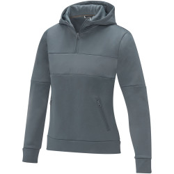 Sweat publicitaire à capuche anorak à demi zip Sayan pour femme Sweat publicitaire à capuche anorak à demi zip Sayan pour femme