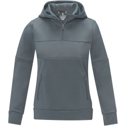 Sweat publicitaire à capuche anorak à demi zip Sayan pour femme Sweat publicitaire à capuche anorak à demi zip Sayan pour femme