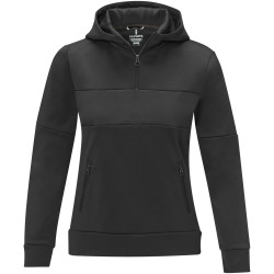 Sweat publicitaire à capuche anorak à demi zip Sayan pour femme Sweat publicitaire à capuche anorak à demi zip Sayan pour femme