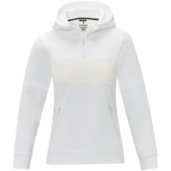 Sweat publicitaire à capuche anorak à demi zip Sayan pour femme