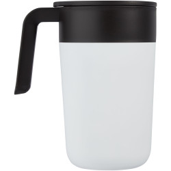 Tasse publicitaire Nordia de 400 ml recyclée à double paroi