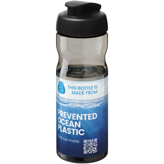 Bouteille publicitaire de sport H2O Active® Eco Base 650ml avec couvercle à bascule Bouteille publicitaire de sport H2O Active® Eco Base 650ml avec couvercle à bascule