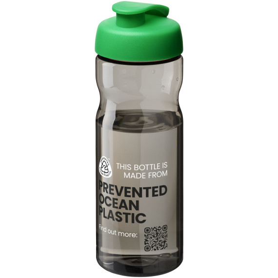Bouteille publicitaire de sport H2O Active® Eco Base 650ml avec couvercle à bascule Bouteille publicitaire de sport H2O Active® Eco Base 650ml avec couvercle à bascule