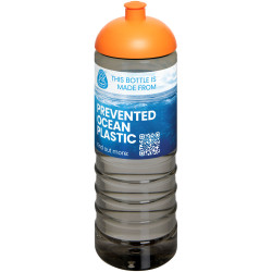 Bouteille publicitaire de sport H2O Active® Eco Treble de 750 ml avec couvercle dôme