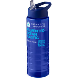 Bouteille publicitaire de sport H2O Active® Eco Treble de 750 ml avec couvercle à bec verseur