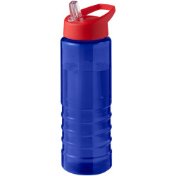 Bouteille publicitaire de sport H2O Active® Eco Treble de 750 ml avec couvercle à bec verseur