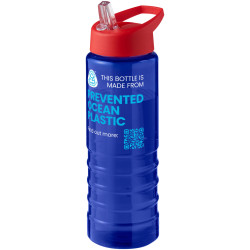 Bouteille publicitaire de sport H2O Active® Eco Treble de 750 ml avec couvercle à bec verseur