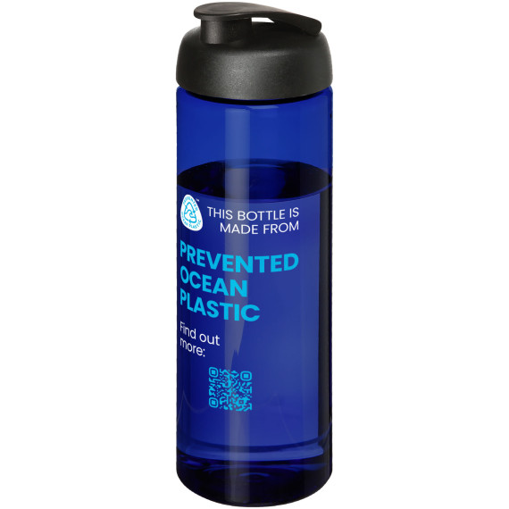 Bouteille publicitaire de sport H2O Active® Eco Vibe de 850 ml avec couvercle à bascule Bouteille publicitaire de sport H2O Active® Eco Vibe de 850 ml avec couvercle à bascule