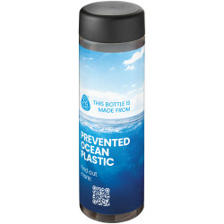 Bouteille publicitaire d'eau H2O Active® Eco Vibe de 850 ml avec couvercle vissé