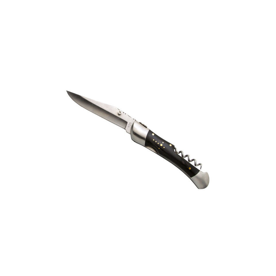 Couteau publicitaire Tradition Nature tire-bouchon stamina noir
