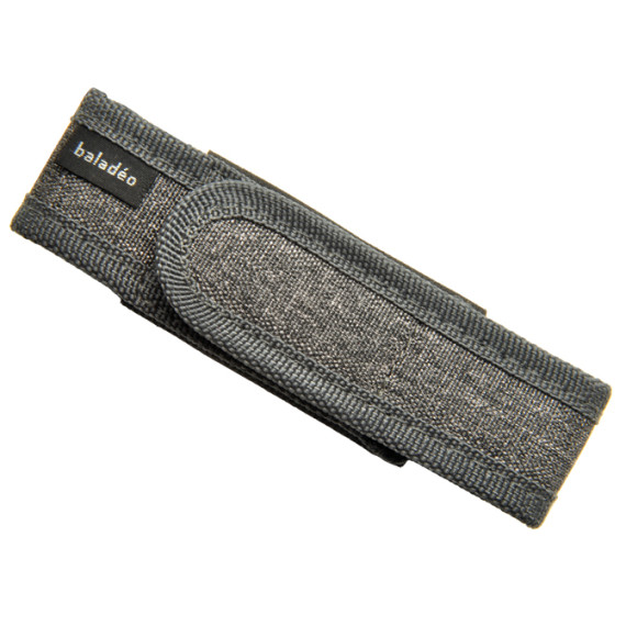 Etui publicitaire de ceinture en nylon pour couteau Slim gris chiné