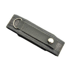 Etui publicitaire de ceinture en nylon pour couteau Slim gris chiné