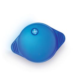 Couvre-verre publicitaire anti intrusion en silicone réutilisable et étirable silicone 100 % alimentaire sans BPA Ø70 mm