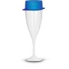 Couvre-verre publicitaire anti intrusion en silicone réutilisable et étirable silicone 100 % alimentaire sans BPA Ø50 mm