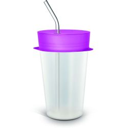 Couvre-verre publicitaire anti intrusion en silicone réutilisable et étirable silicone 100 % alimentaire sans BPA Ø50 mm