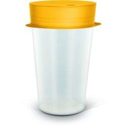 Couvre-verre publicitaire anti intrusion en silicone réutilisable et étirable silicone 100 % alimentaire sans BPA Ø50 mm