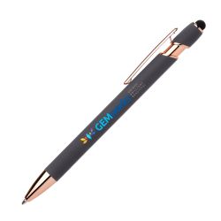 Stylo publicitaire Prince Softy Gel avec Stylet Goldstar® Métal