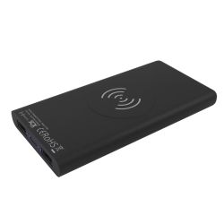 Powerbank publicitaire wireless jumbo 10.000 mAh Logo lumineux