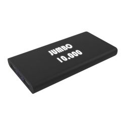 Powerbank publicitaire wireless jumbo 10.000 mAh Logo lumineux