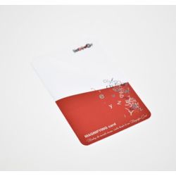 Loupe format carte de crédit personnalisable quadri