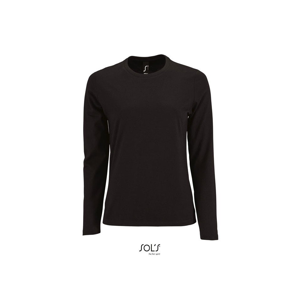 T-Shirt personnalisable coton Femme manches longues