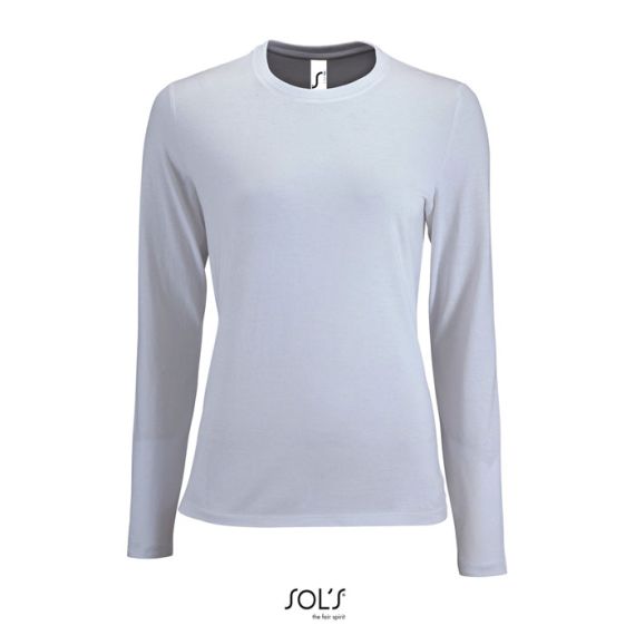 T-Shirt personnalisable coton Femme manches longues