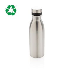 Bouteille publicitaire d’eau 500ml en acier inoxydable RCS recyclé