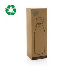Bouteille publicitaire d’eau 500ml en acier inoxydable RCS recyclé