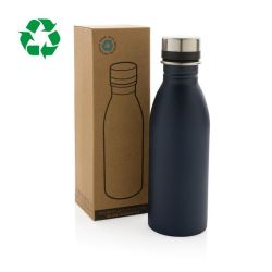 Bouteille publicitaire d’eau 500ml en acier inoxydable RCS recyclé