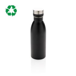 Bouteille publicitaire d’eau 500ml en acier inoxydable RCS recyclé