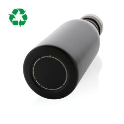 Bouteille publicitaire d’eau 500ml en acier inoxydable RCS recyclé