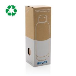 Bouteille publicitaire isotherme 500ml en acier inoxydable RCS recyclée