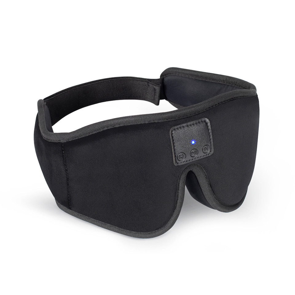 Masque publicitaire de sommeil écouteurs Bluetooth®