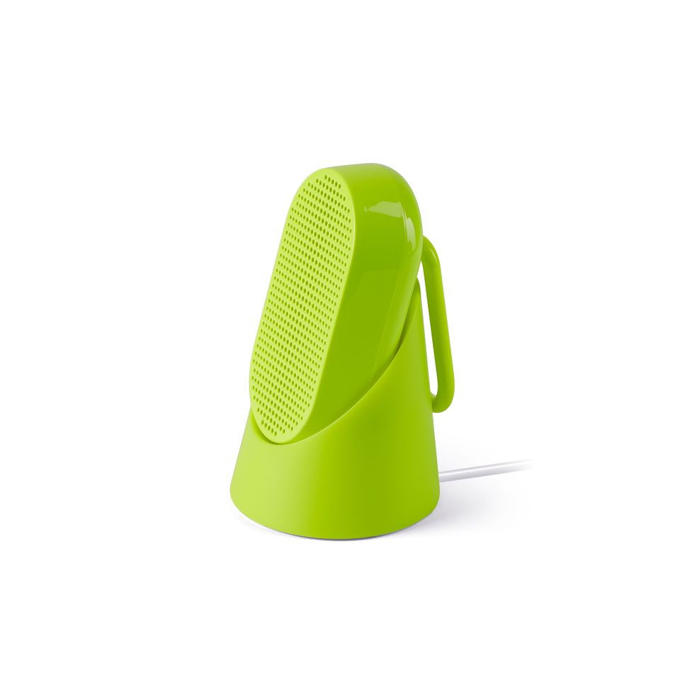 Haut-parleur publicitaire Bluetooth® avec mousqueton intégré