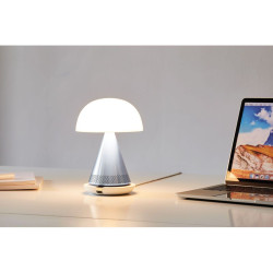 Grande lampe publicitaire audio DEL portative