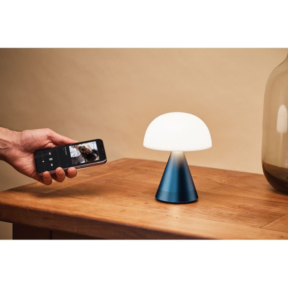 Grande lampe publicitaire audio DEL portative