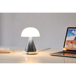 Grande lampe publicitaire audio DEL portative