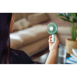 Mini ventilateur publicitaire portatif avec charge sans fil