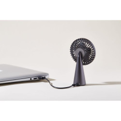 Mini ventilateur publicitaire portatif avec charge sans fil